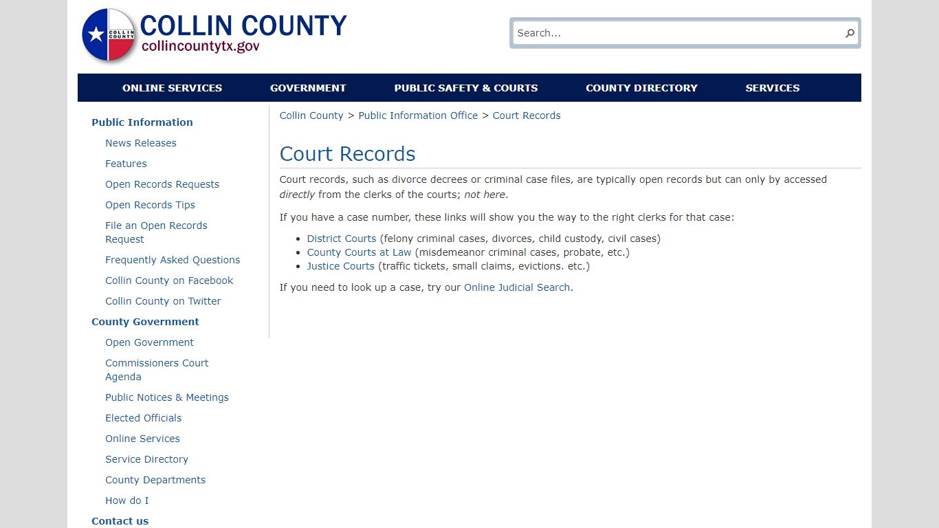 Public Information Office - collincountytx.gov